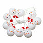Christmas String Lights, Waterproof Snowman Fairy Lights