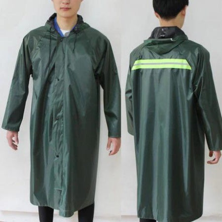 Unisex Long Raincoat With Hood – H-668