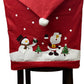 Holiday Knit Christmas Chair Back Cover Sweater