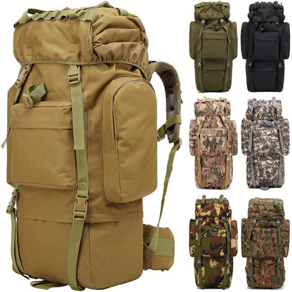 Highland Tactical Military Backpack 45L Durable Outdoor Hiking Bag