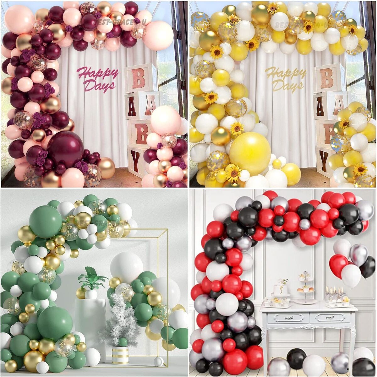Confetti Party Balloons Garland Kit