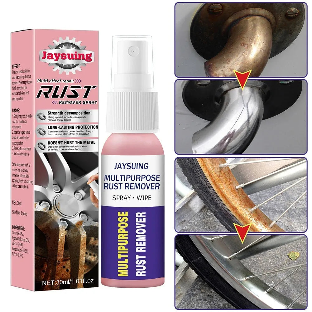 Rust Remover Spray 30ml – Fast-Acting Metal & Chrome Cleaner
