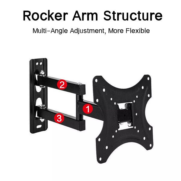 Aerbes  Wall Mount Swivel TV Bracket 14-42 Inch