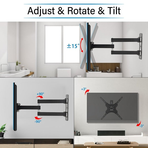 Full Motion TV Wall Mount Bracket 32 To 55 Inch