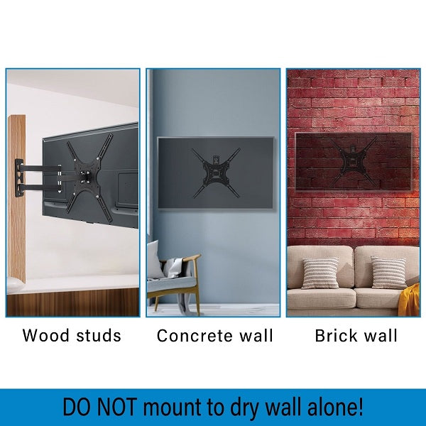 Full Motion TV Wall Mount Bracket 32 To 55 Inch
