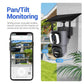 MTech Dual Lens 2MP Solar Security Camera – Full Colour Night Vision & Wi-Fi