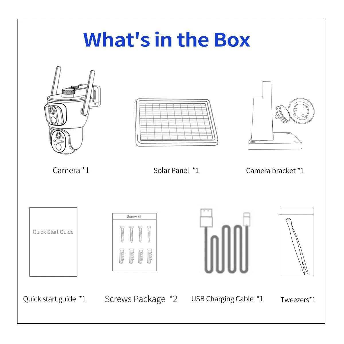 MTech Dual Lens 2MP Solar Security Camera – Full Colour Night Vision & Wi-Fi