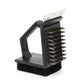 MHome 3-in-1 Silver Effect Stainless Steel Grill Cleaning Brush – All-in-One BBQ Tool