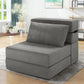 MFurn Folding Vacuum-Compressed Sofa Bed – Convertible Sleeper Chair with Pillow, Linen Fabric