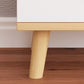 MHome 3-Drawer Wooden Nightstand – Bedroom Storage Chest