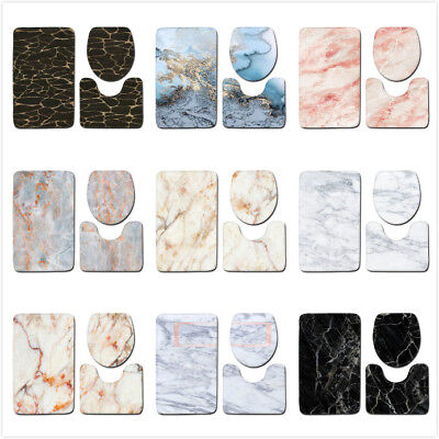 3pcs Bathroom Pedestal Mat for Toilet