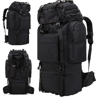 Highland Tactical Military Backpack 45L Durable Outdoor Hiking Bag