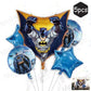 Cartoon Helium Type Balloons 5x PCS Party Supplies, Birthday Decorations for Kids Boys Baby Shower Girls