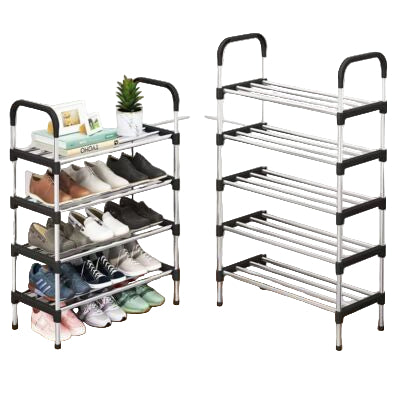 MHome Delicate 4 Or 5-Tier Shoe Rack Organizer – Space-Saving Design