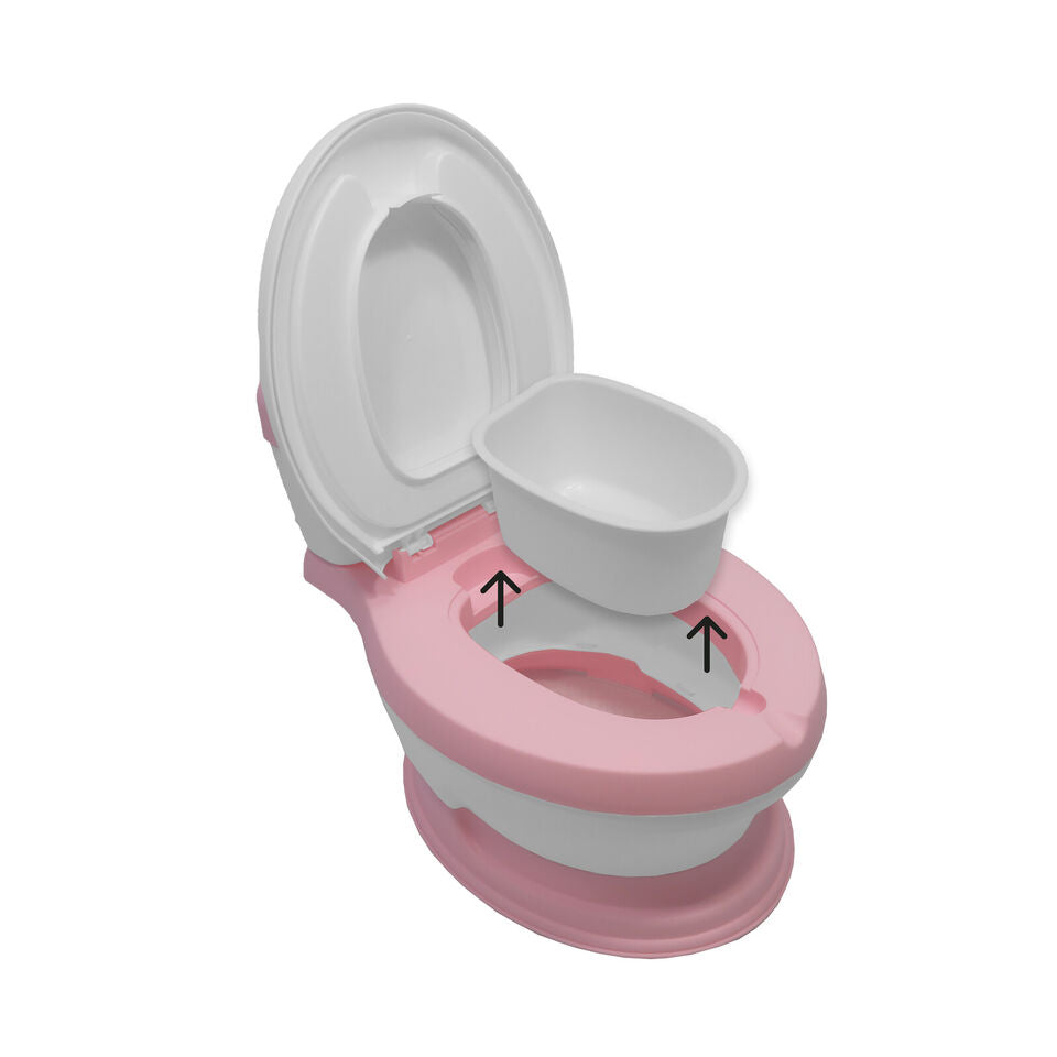 Toddlers Potty Seat,Kids Potty Training Toilet Seat Realistic Potty  Boys Girls with Soft PU Pad Wipe Storage with/without Music