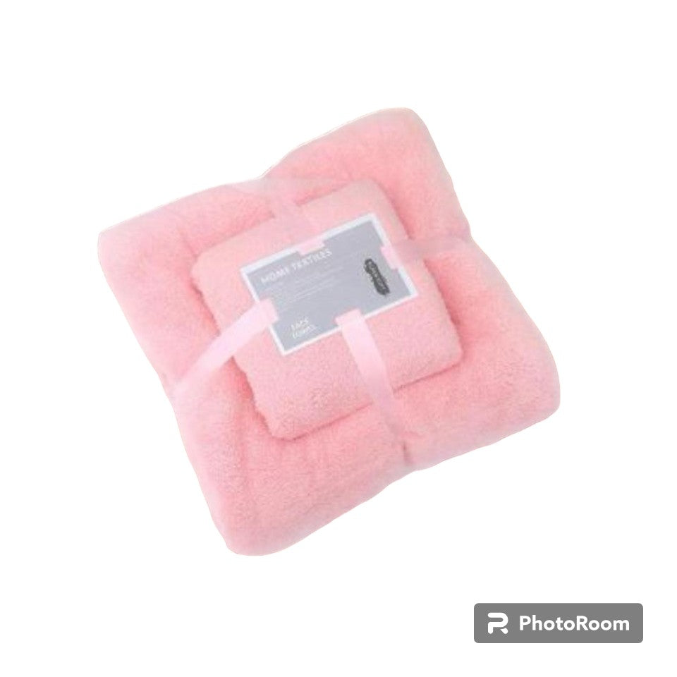 Bath Towel and Hand Towel 2 Piece