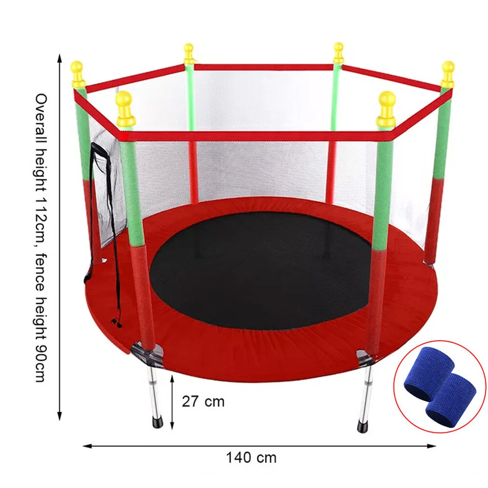 MBaby Mini Safety Trampoline with Enclosure Net – Indoor & Outdoor Play