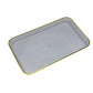 Elegant Luxury Tranparent Plastic Serving Tray