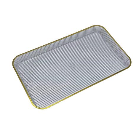 Elegant Luxury Tranparent Plastic Serving Tray