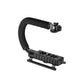 Handheld Camera Stabilizer Fill Light Microphone Video Making Kit