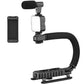 Handheld Camera Stabilizer Fill Light Microphone Video Making Kit