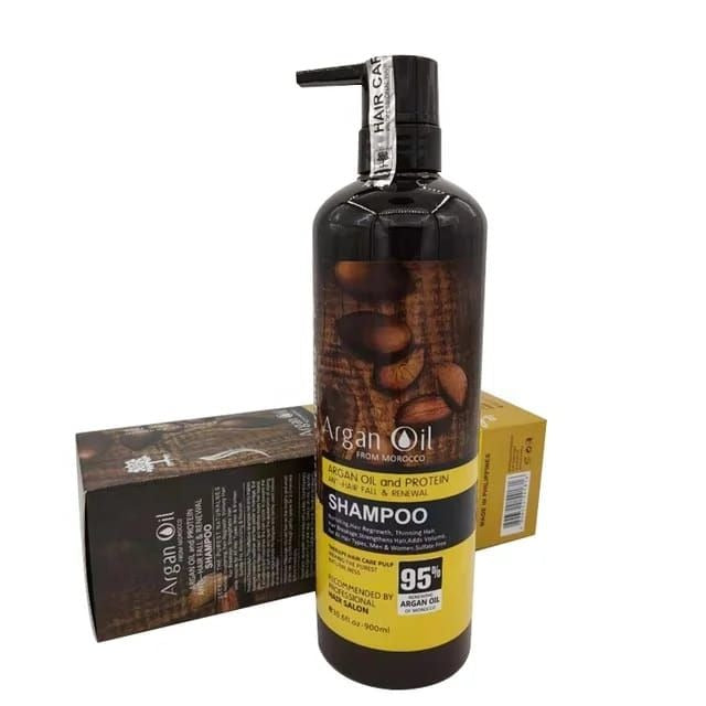 Moroccan Argan Oil Shampoo – 900ml Sulfate-Free Formula for Damaged, Dry, Curly & Frizzy Hair