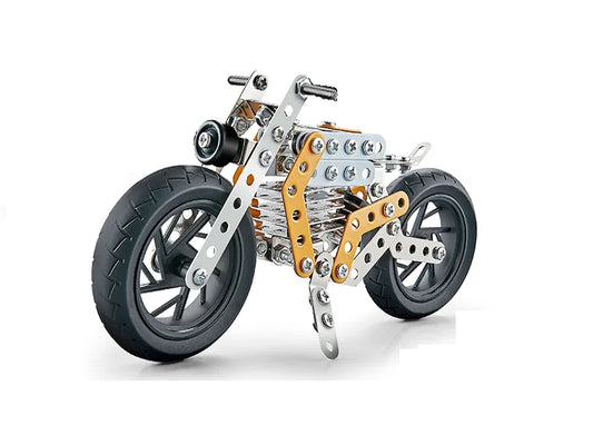 Kids Brain Development Screw And Nut Metal Puzzle Bike