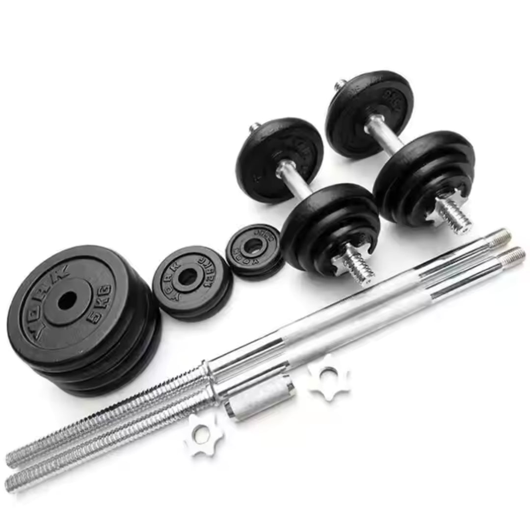 Pro-Sportz 58kg Adjustable Dumbbell & Barbell Set – All-in-One Home Gym Weight Kit