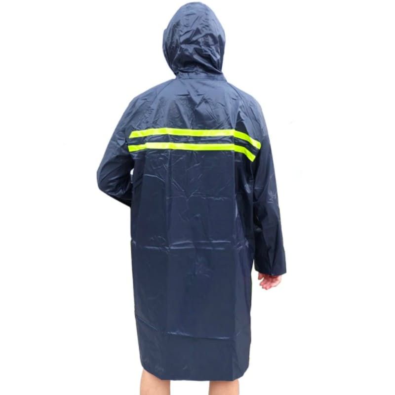 Unisex Long Raincoat With Hood – H-668