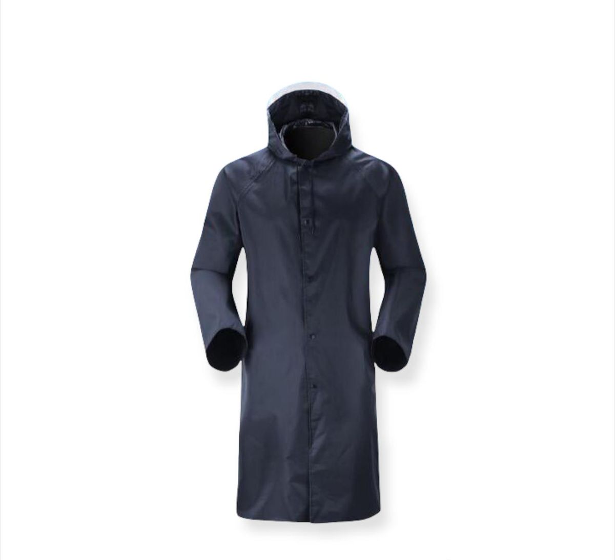 Unisex Long Raincoat With Hood – H-668