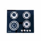 Built-In Tempered Glass Countertop 4 Burner Gas Stove