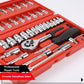 46-Piece 1/4" Drive Socket & Bit Set – Complete Hand Tool Kit