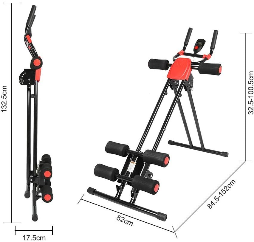 Pro-Sportz Ab Trainer Core Exercise Machine – Total Body Crunch Fitness Equipment