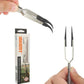 Replaceable Anti-static Straight Tweezers with Curved Tips