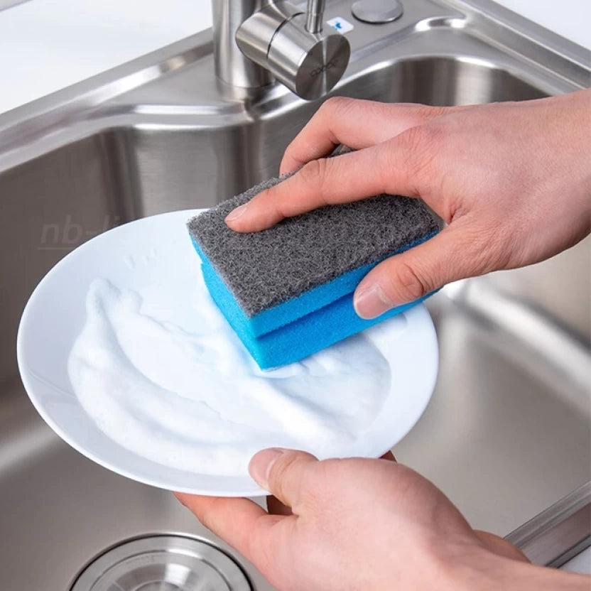 Kleaner Sponge Scouring Pad (Pack of 3) – Heavy Duty Kitchen Cleaning Pads
