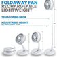 Portable Rechargeable Foldable Desk Fan