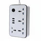 MTech Power Socket Extension with 3 USB Ports – 3000W, 2m Cable