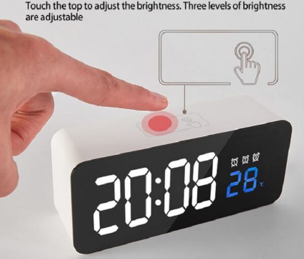 Rechargeable Digital Alarm Clock