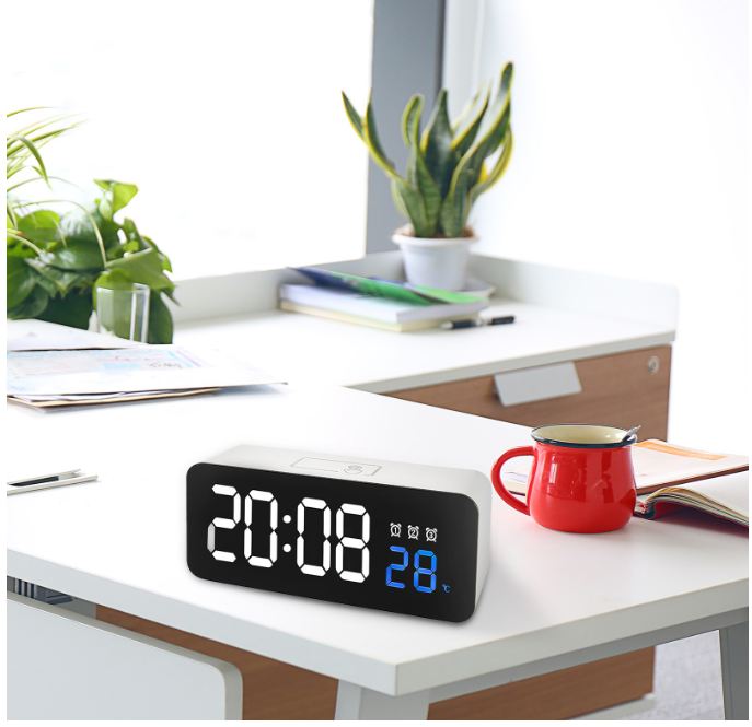 Rechargeable Digital Alarm Clock