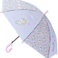 Kids Unicorn Printed Dome Umbrella With Whistle - Various Colors