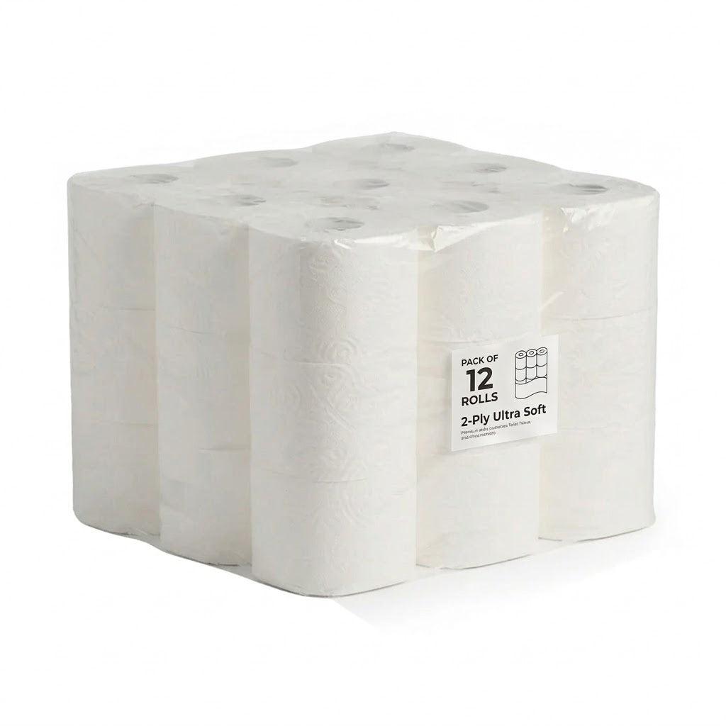 MTouch Premium Toilet Tissue – 1 Ply | 500 Sheets - Superior Quality Soft Texture & Gentle Comfort (Copy)