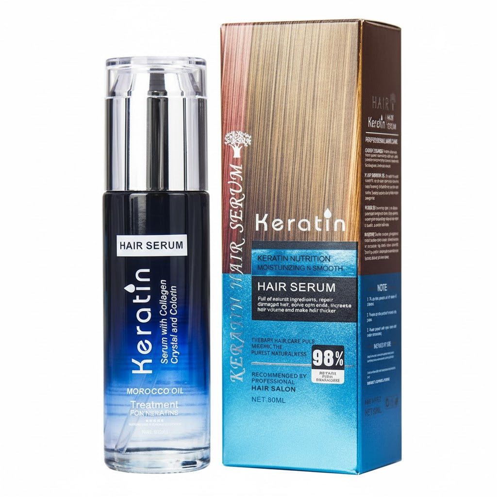 Keratin Nutrition Moisturizing & Smooth Hair Serum – 80ml