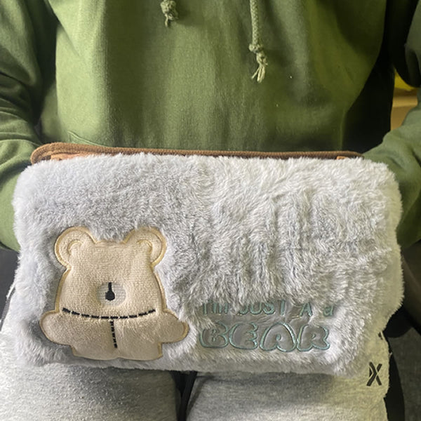 Electric Hot Water Bag with Fluffy Case