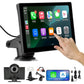 MTech 7" Car Dash Cam with CarPlay, Android Auto, GPS & Backup Camera