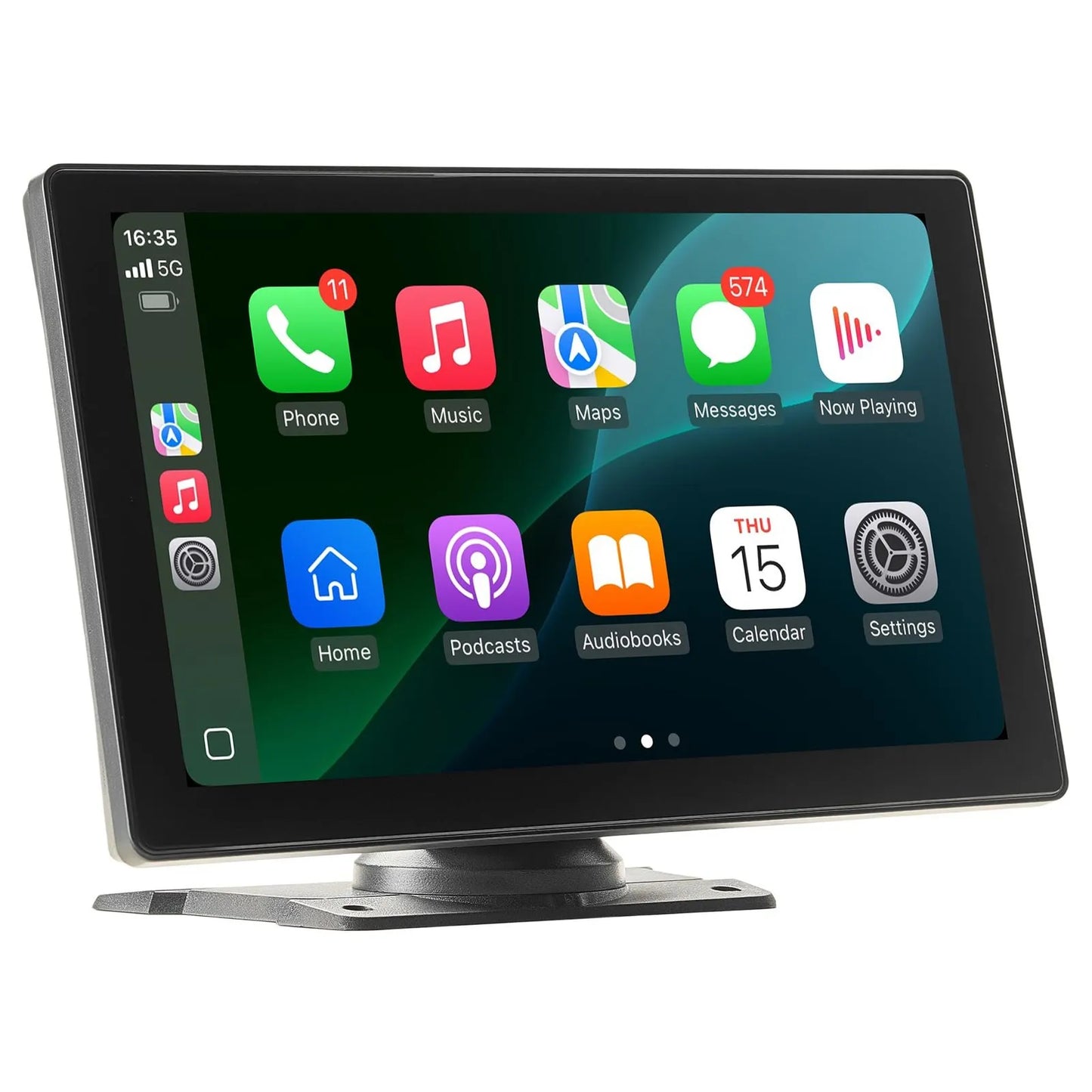 MTech 7" Car Dash Cam with CarPlay, Android Auto, GPS & Backup Camera