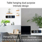 Rechargeable 25.5cm LED Digital Alarm Clock With Temperature+Day+Month And Date