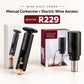 Wine Night Combo: manual corkscrew + electric wine aerator, both for R229