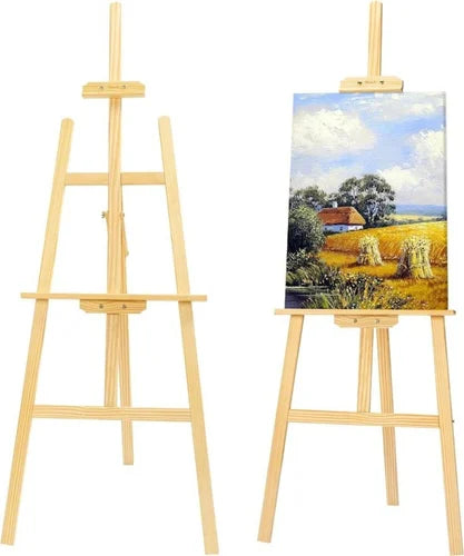 Adjustable Wooden Tripod Easel - 145cm