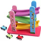 Colorful Wooden Speeding Car