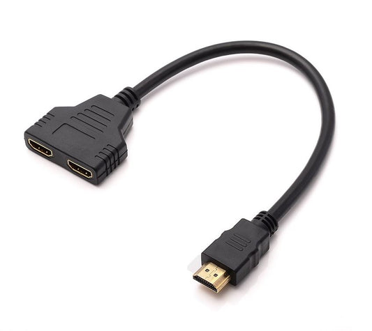 HDMI Splitter Adapter Converter for HDTV, 3D, TV, PC, Laptop to Monitors